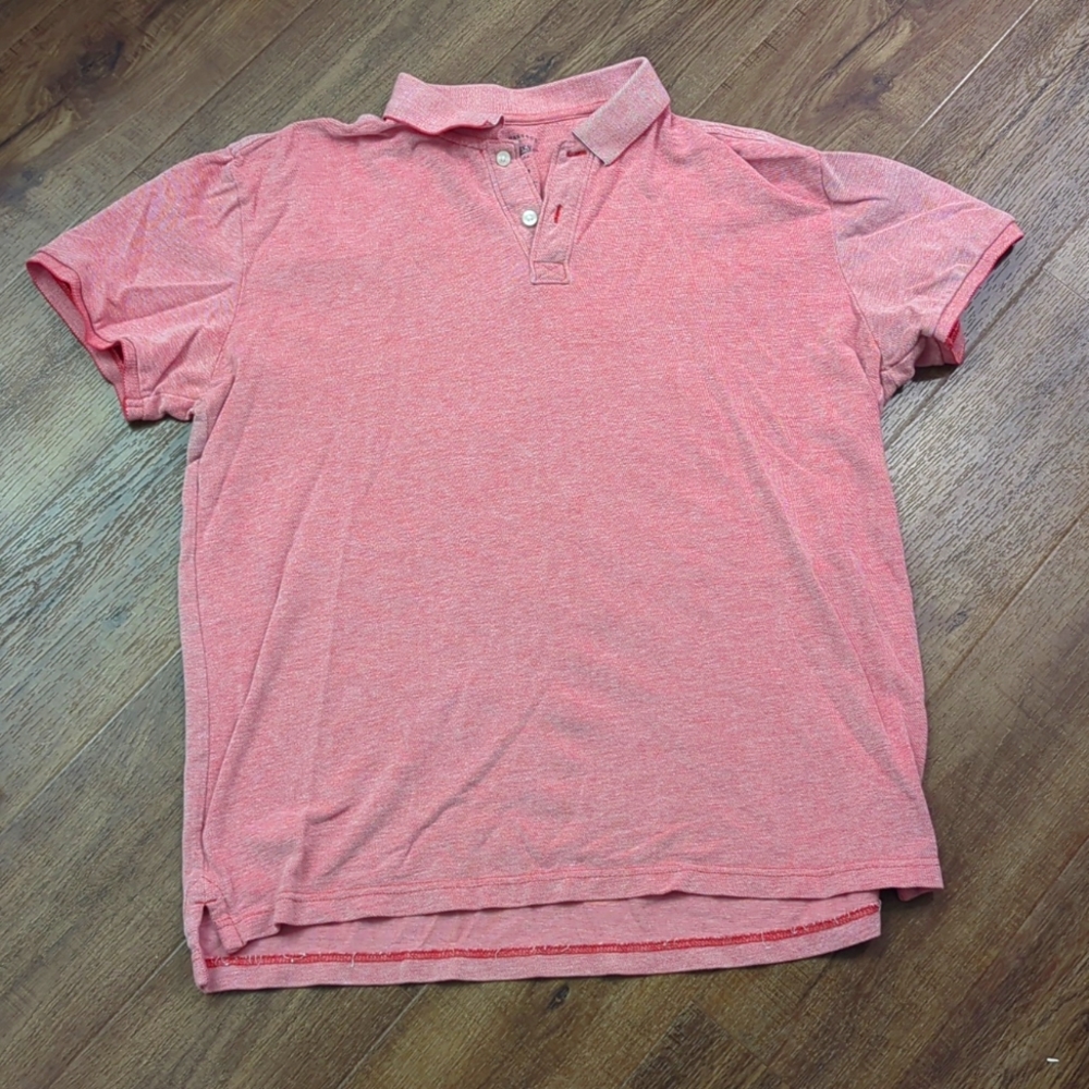 🇺🇸 GH BASS Heathered Red Polo